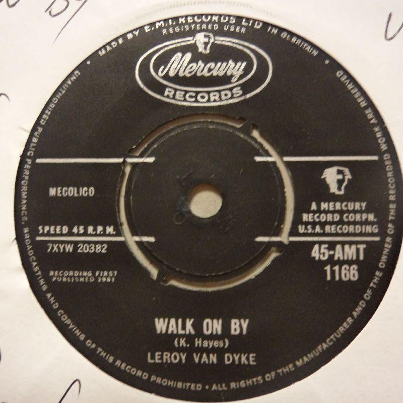 Leroy Van Dyke-Walk On By-Mercury-7" Vinyl