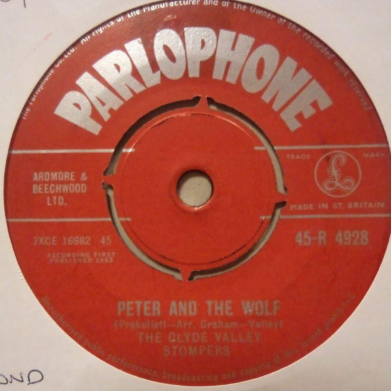 The Clyde Valley Stompers-Peter And The Wolf-Parlophone-7" Vinyl