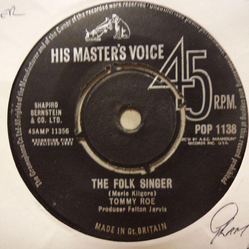 Tommy Roe-The Folk Singer-HMV-7" Vinyl