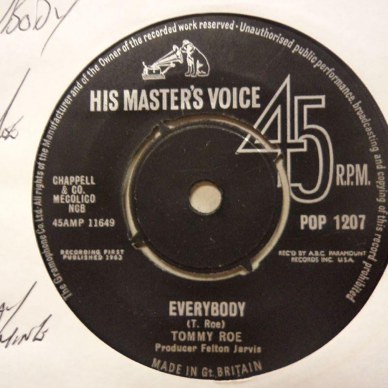 Tommy Roe-Everybody-HMV-7" Vinyl