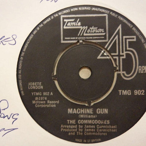 Commodores-Machine Gun-Tamla Motown-7" Vinyl
