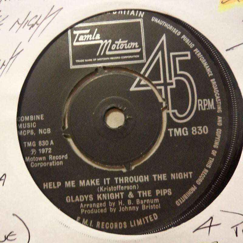 Gladys Knight & The Pips-Help Me Make It Through The Night-Tamla Motown-7" Vinyl