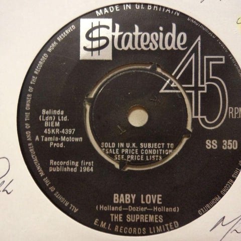 The Supremes-Baby Love-Stateside-7" Vinyl