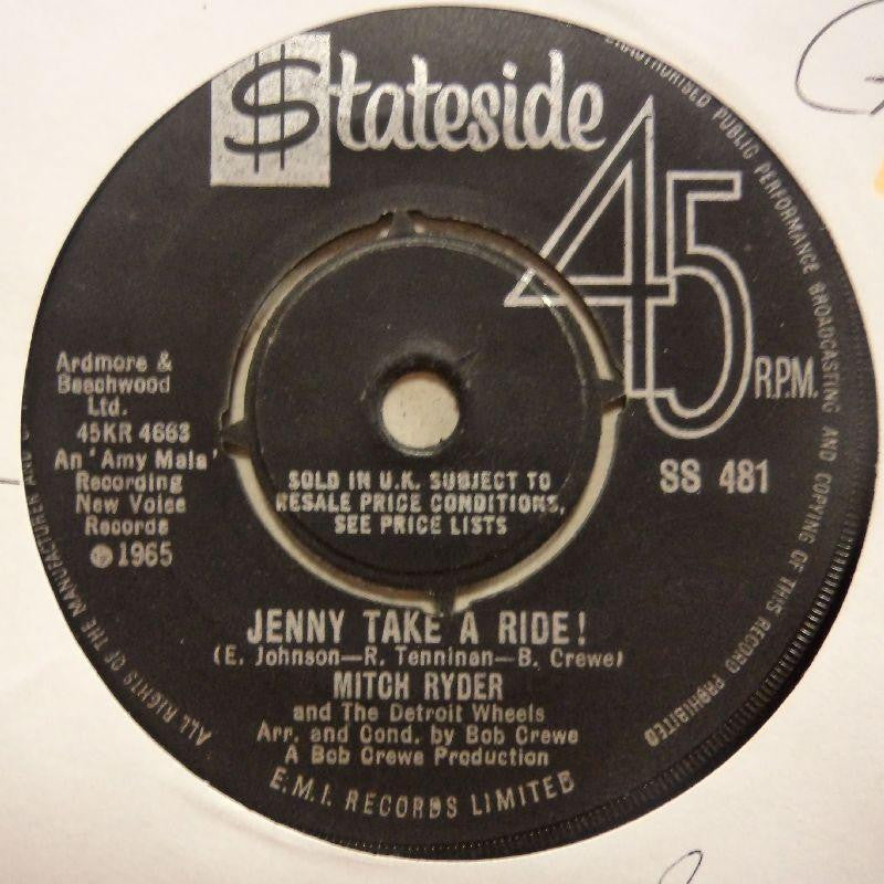 Mitch Ryder-Jenny Take A Ride-Stateside-7" Vinyl