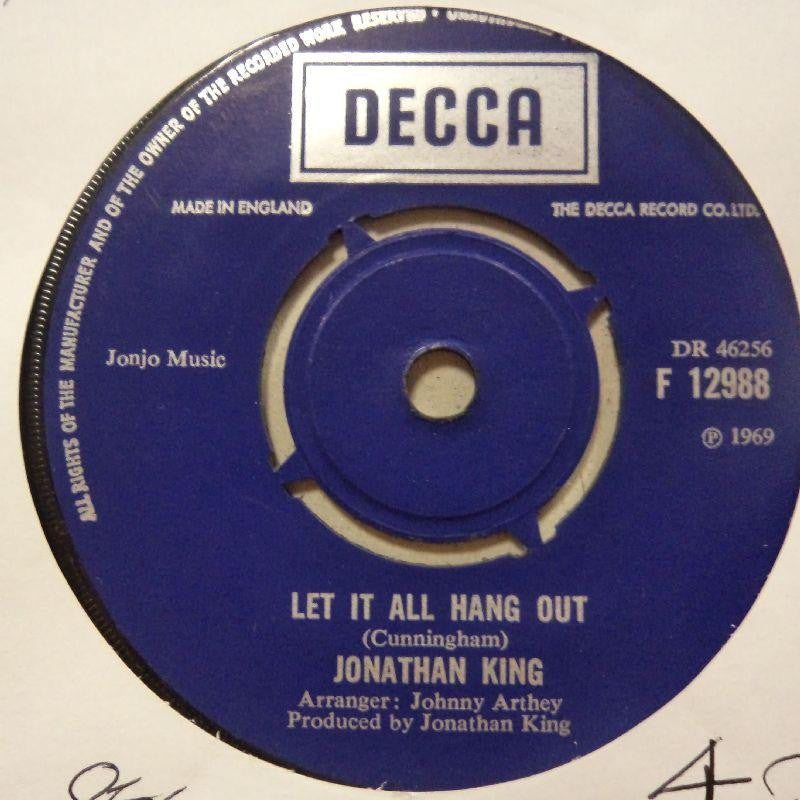 Jonathan King-Let It All Hang Out/ Colloquial Sex-Decca-7" Vinyl