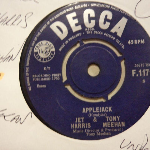 Jet Harris & Tony Meehan-Applejack/ The Tall Texan-Decca-7" Vinyl