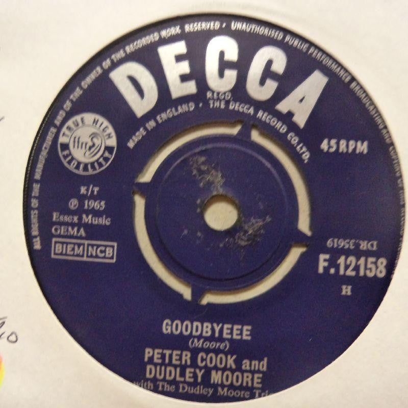 Peter Cook & Dudley Moore-Goodbyeee/ Not Only But Also-Decca-7" Vinyl