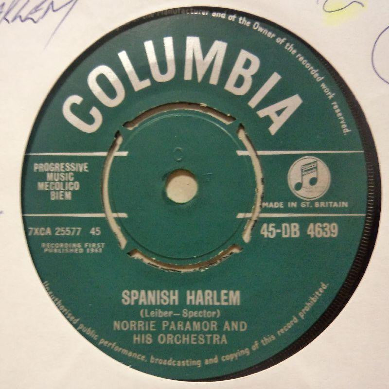 Norrie Paramor-Spanish Harlem/ Hawaii-Columbia-7" Vinyl