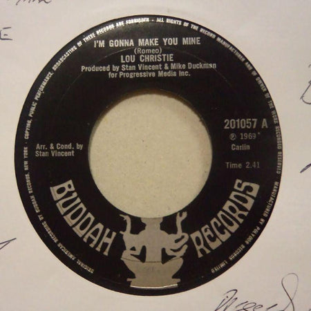 Lou Christie-I'm Gonna Make You Mine-Buddah-7" Vinyl