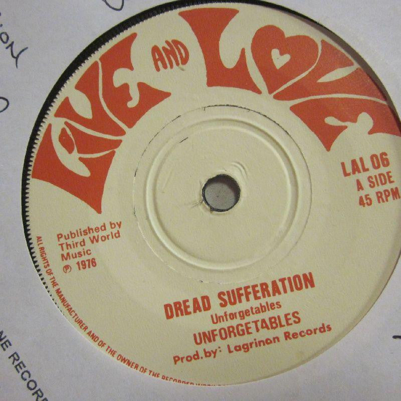 Unforgetables-Dread Sufferation -Live And Love-7" Vinyl