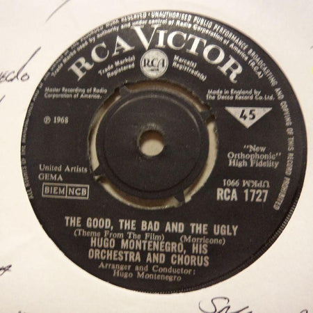 Hugo Montenegro-The Good The Bad & The Ugly/ There's Got To Be A Better Way-RCA-7" Vinyl