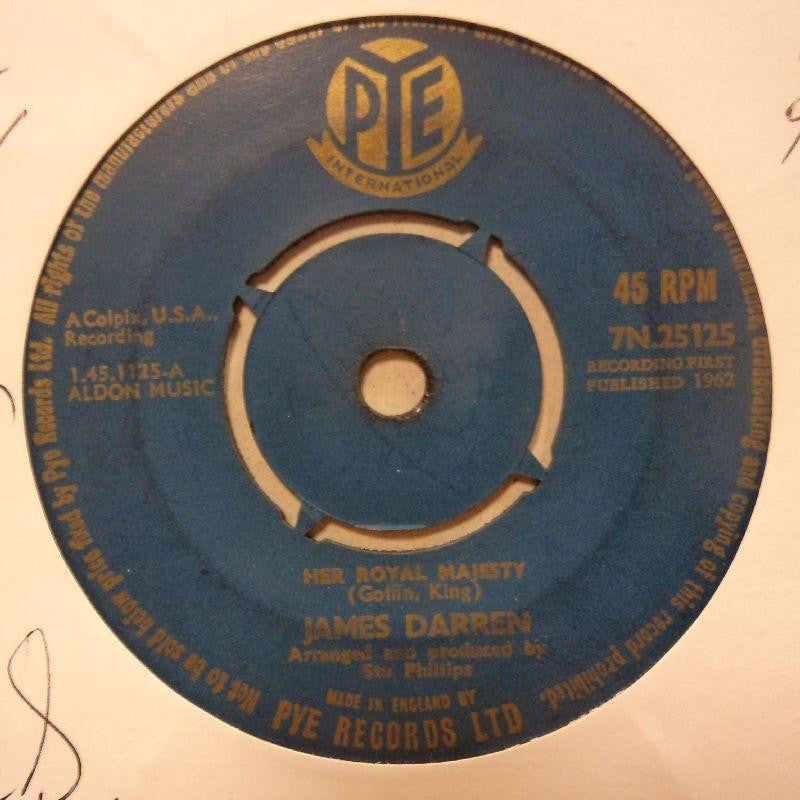 James Darren-Her Royal Majesty/ If I Could Only Tell You-Pye-7" Vinyl