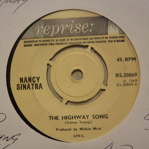 Nancy Sinatra-The Highway Song/ Are You Growing Tired -Reprise-7" Vinyl