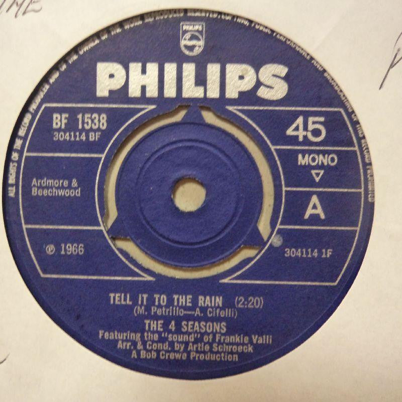 The Four Seasons-Tell It To The Rain/ Show Girl-Philips-7" Vinyl