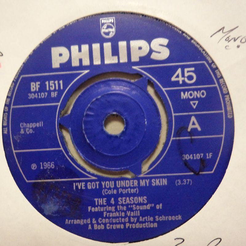 The Four Seasons-I'v Got You Under My Skin/ Huggin' My Pillow-Philips-7" Vinyl
