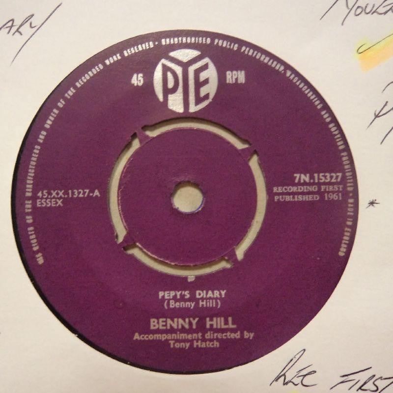 Benny Hill-Pepy's Diary/ Gather In The Musrooms-Pye-7" Vinyl