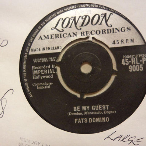 Fats Domino-Be My Guest/ I've Been Around-London-7" Vinyl