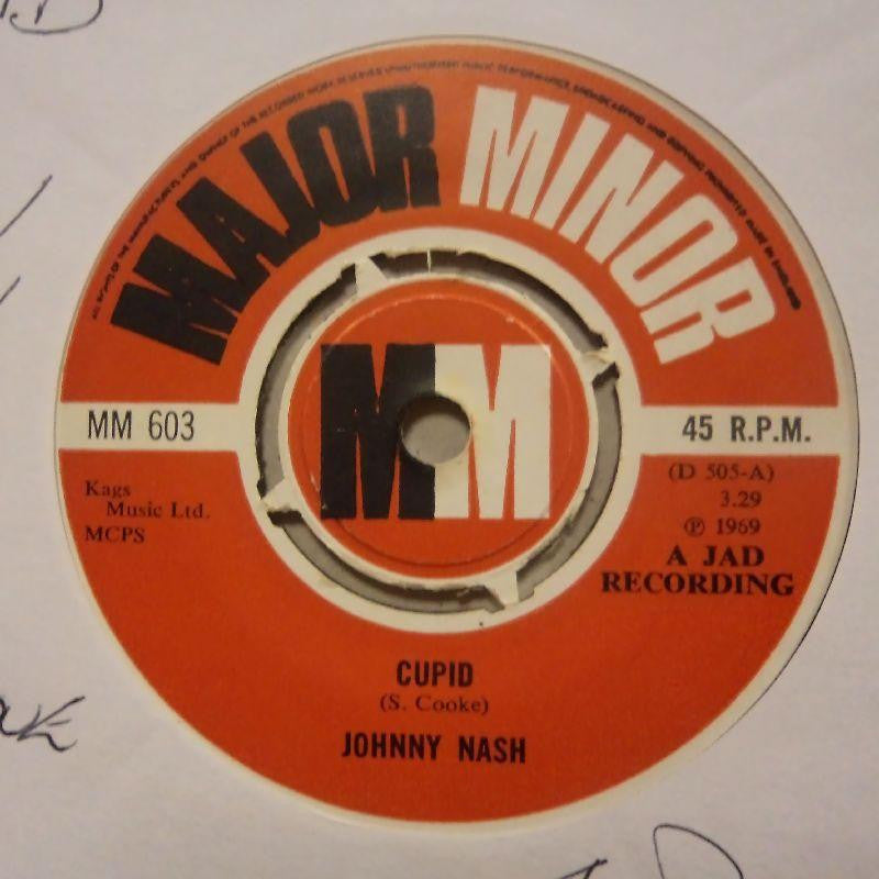 Johnny Nash-Cupid/ People In Love-Major Minor-7" Vinyl