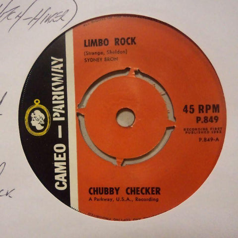 Chubby Checkers-Limbo Rock/ Popeye-Cameo Parkway-7" Vinyl