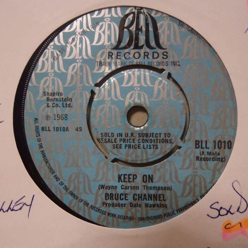 Bruce Channel-Keep On/ Barbara Allen-Bell-7" Vinyl