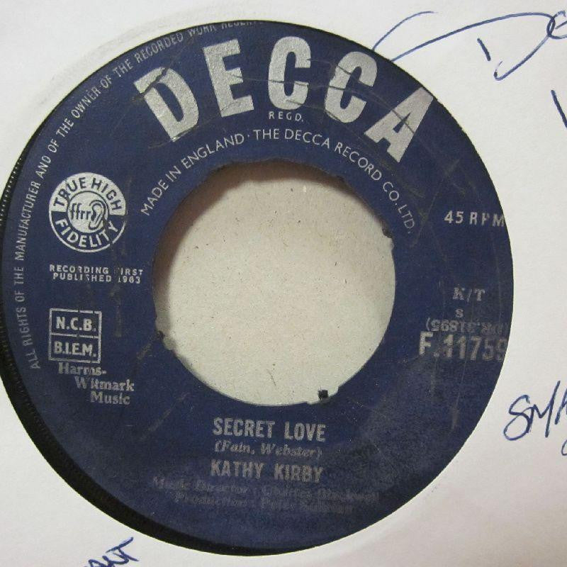 Kathy Kirby-Secret Love/ You Have To Wait To Touch Him-Decca-7" Vinyl