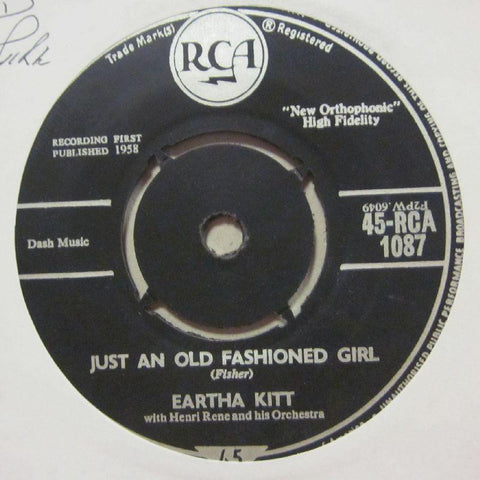 Eartha Kitt-Just An Old Fashioned Girl/ If I Can't Take It With Me-RCA-7" Vinyl
