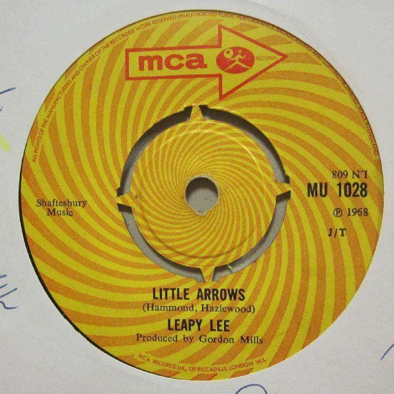 Leapy Lee-Little Arrows/ Time Will Tell-MCA Yellow Swirl-7" Vinyl