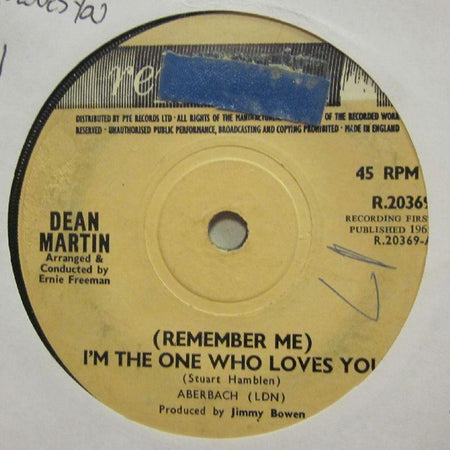 Dean Martin-I'm The One Who Loves You/ Born To Lose-Reprise-7" Vinyl