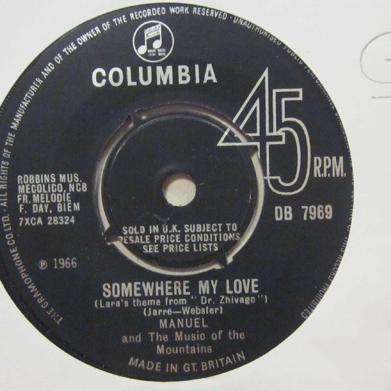 Manuel-Somewhere My Love/ Montego Bay-Columbia Black-7" Vinyl