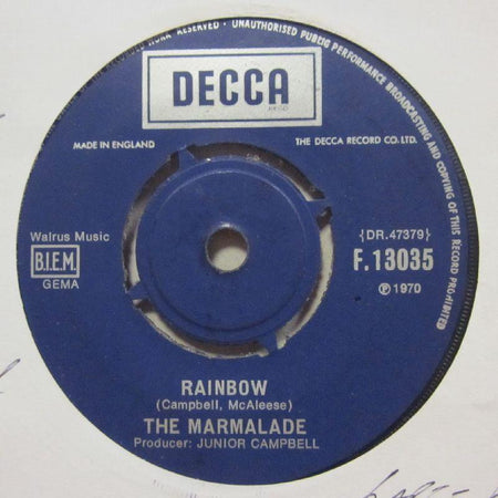 The Marmalade-Rainbow/ Ballad Of Cherry Flavar-Decca Boxed-7" Vinyl