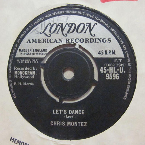 Chris Montez-Let's Dance/ You're The One-London Silver Top-7" Vinyl