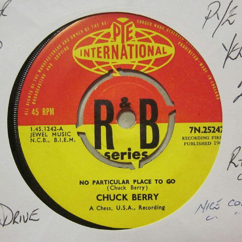Chuck Berry-No Particular Place To Go/ Liverpool Dance-Pye-7" Vinyl