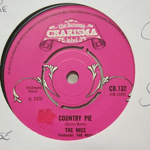 The Nice-Country Pie/ One Of These People-Charisma-7" Vinyl