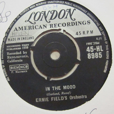Ernie Fields Orchestra-In The Mood/ Christopher Columbus-London-7" Vinyl