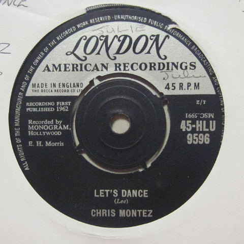 Chris Montez-Lets Dance/ You're The One-London-7" Vinyl