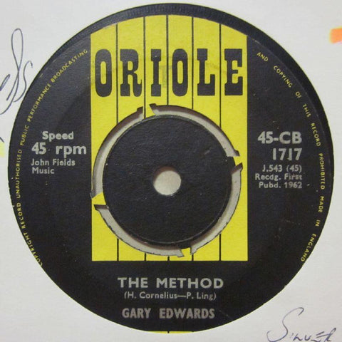 Gary Edwards-The Method/ Twistin' Thinkin'-Oriole-7" Vinyl
