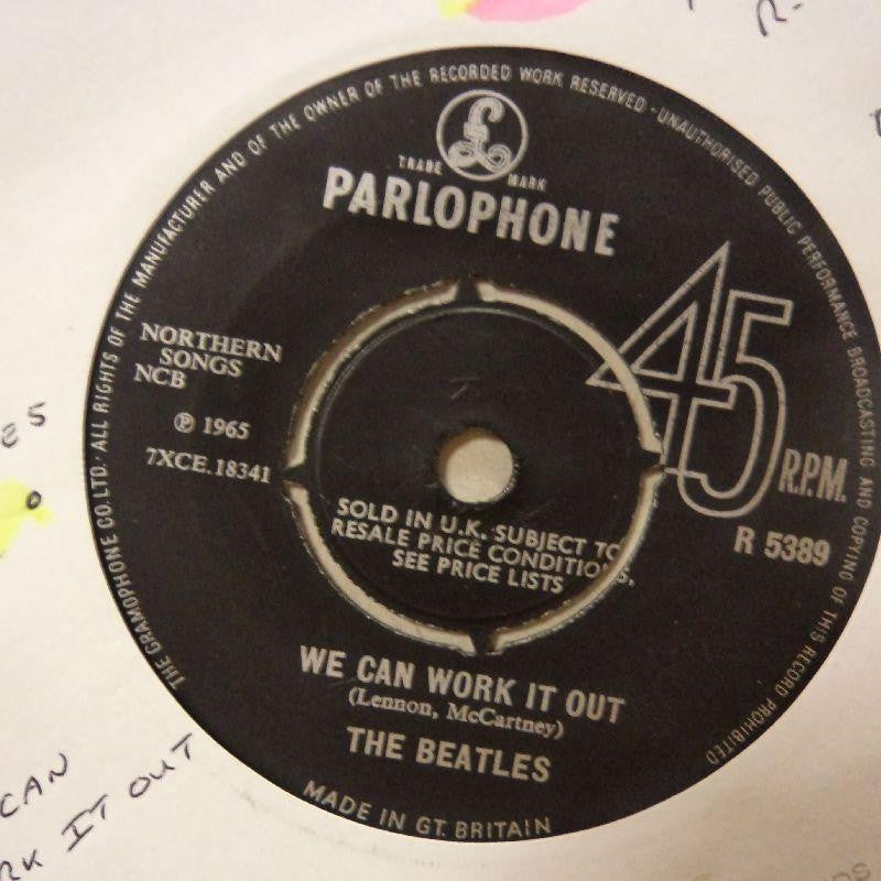 The Beatles-We Can Work It Out/ Day Tripper-Parlophone-7" Vinyl