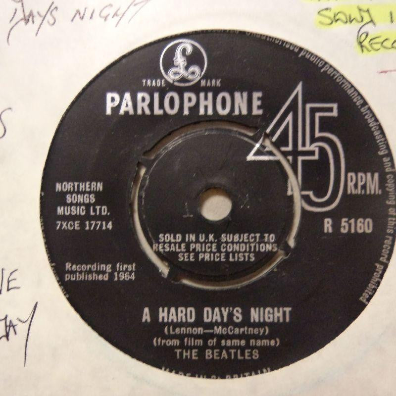 The Beatles-A Hard Day's Night/ Things We Said Today-Parlophone-7" Vinyl