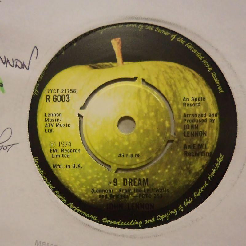 John Lennon-9 Dream/ What You Got-Apple-7" Vinyl