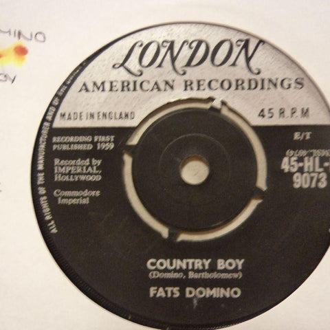 Fats Domino-Country Boy/ If You Need Me-London-7" Vinyl