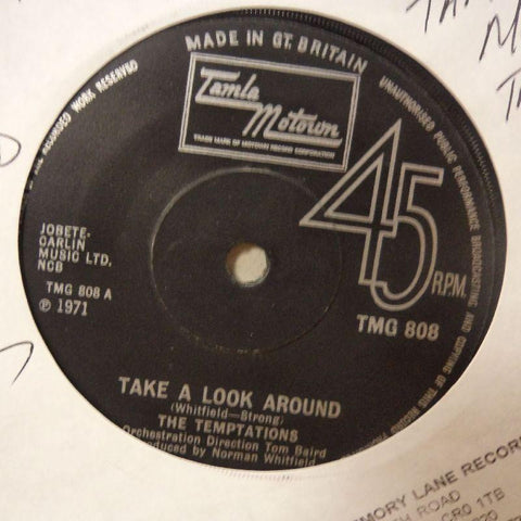 The Temptations-Take A Look Around/ Smooth Sailing-Tamla Motown-7" Vinyl