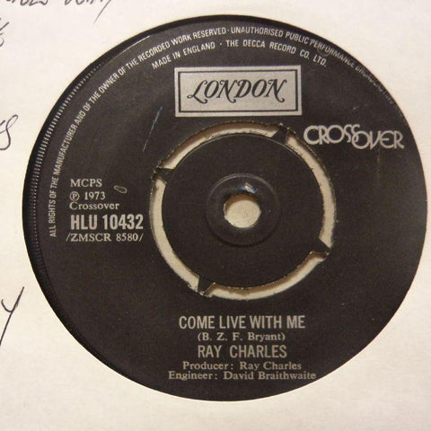 Ray Charles-Come Live With Me-London-7" Vinyl