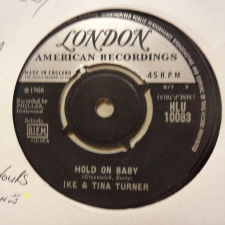Ike & Tina Turner-Hold On Baby/ A Love Like Yours-London-7" Vinyl