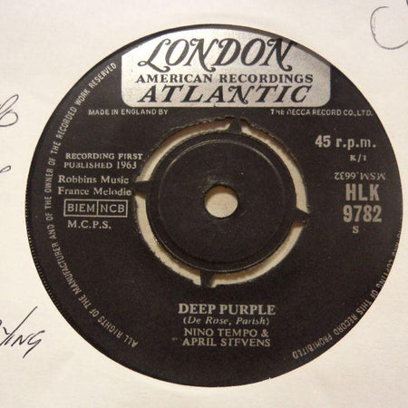 Nino Tempo & April Stevens-Deep Purple-London-7" Vinyl