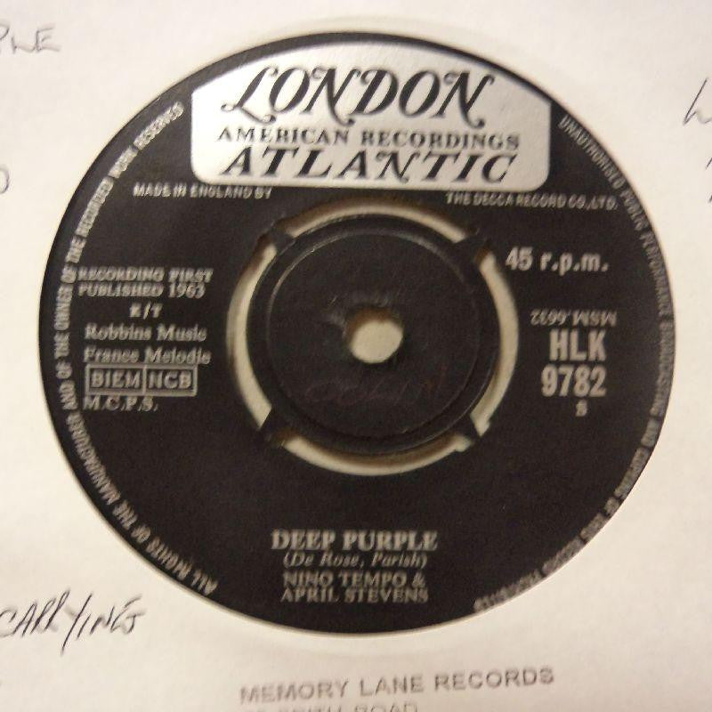 Nino Tempo & April Stevens-Deep Purple/ I've Been Carrying -London-7" Vinyl