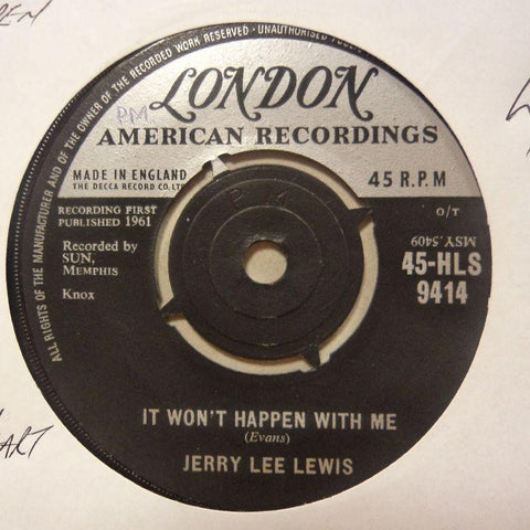 Jerry Lee Lewis-It Won't Happen With Me-London-7" Vinyl