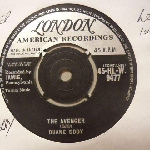 Duane Eddy-The Avenger/ Londonderry Air-London-7" Vinyl