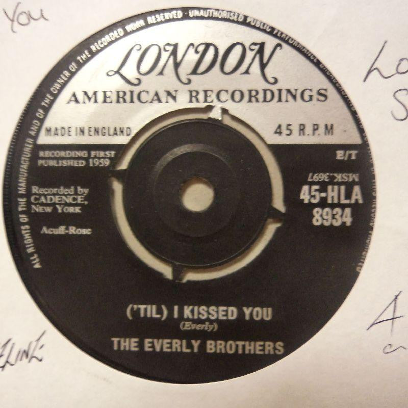 The Everly Brothers-I Kissed You/ Oh,What A Feeling-London-7" Vinyl