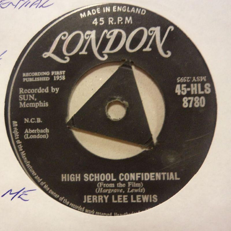 Jerry Lee Lewis-High School Confidental/ Fools Like Me-London-7" Vinyl