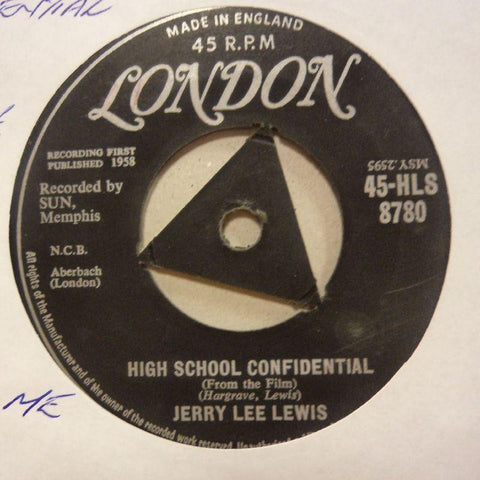 Jerry Lee Lewis-High School Confidental/ Fools Like Me-London-7" Vinyl